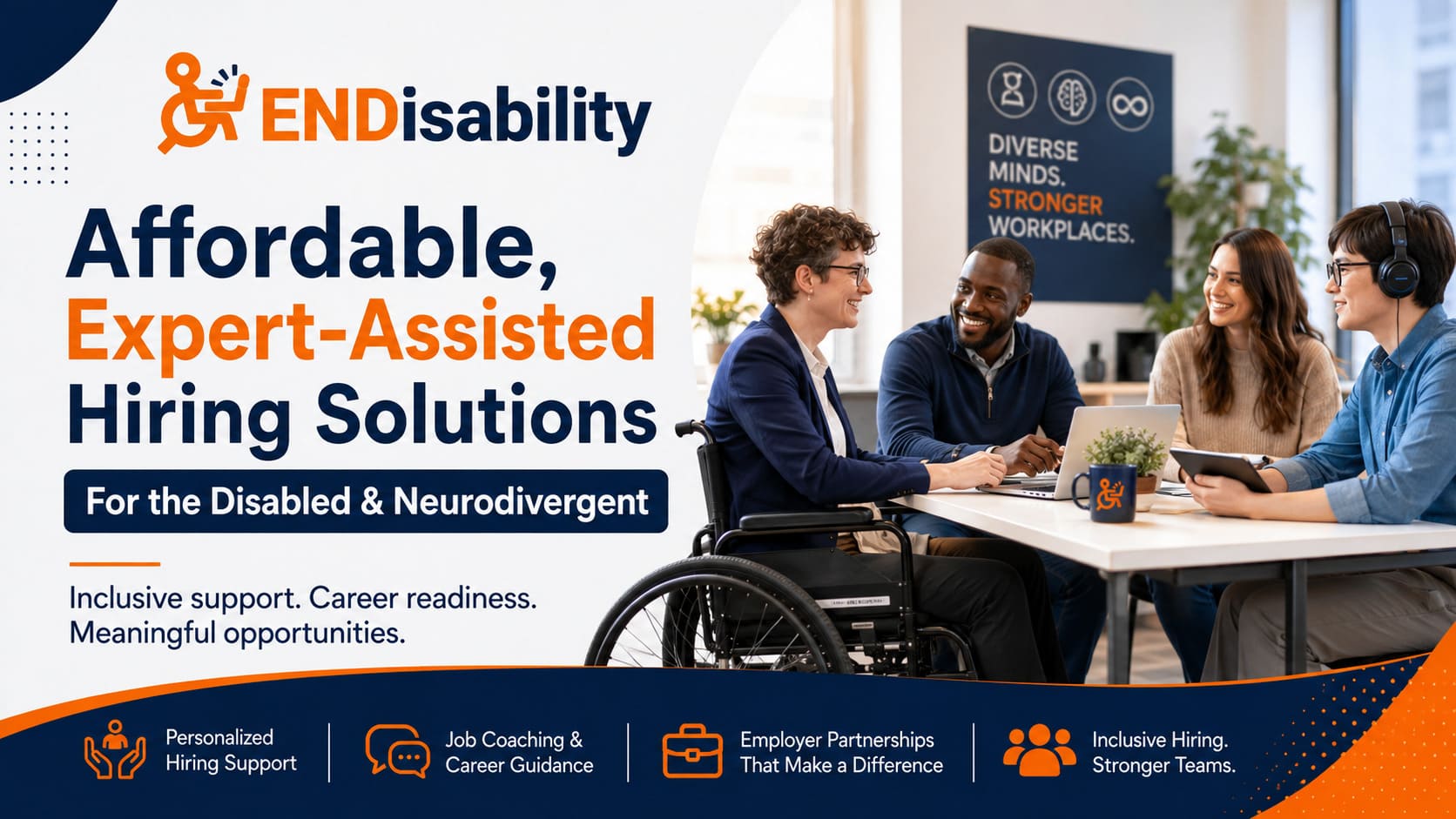 Affordable, Expert Assisted Hiring Solutions for the Disabled and Neurodivergent